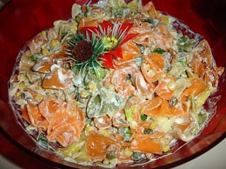 Σαλάτα Ζυμαρικών με Πολύχρωμα Φιογκάκια