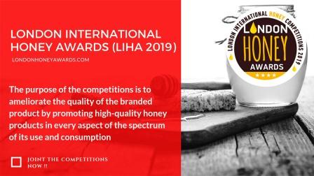 Διεθνή Βραβεία Μελιού Λονδίνου-London International Honey Awards  (LIHA 2019)